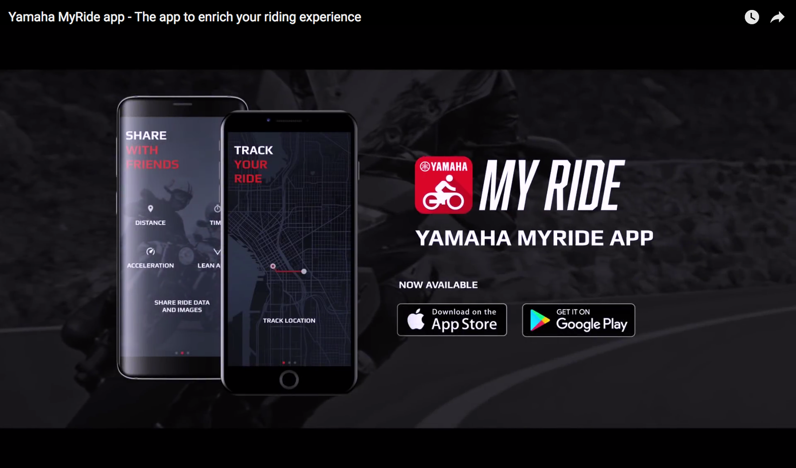 Yamaha MyRide app